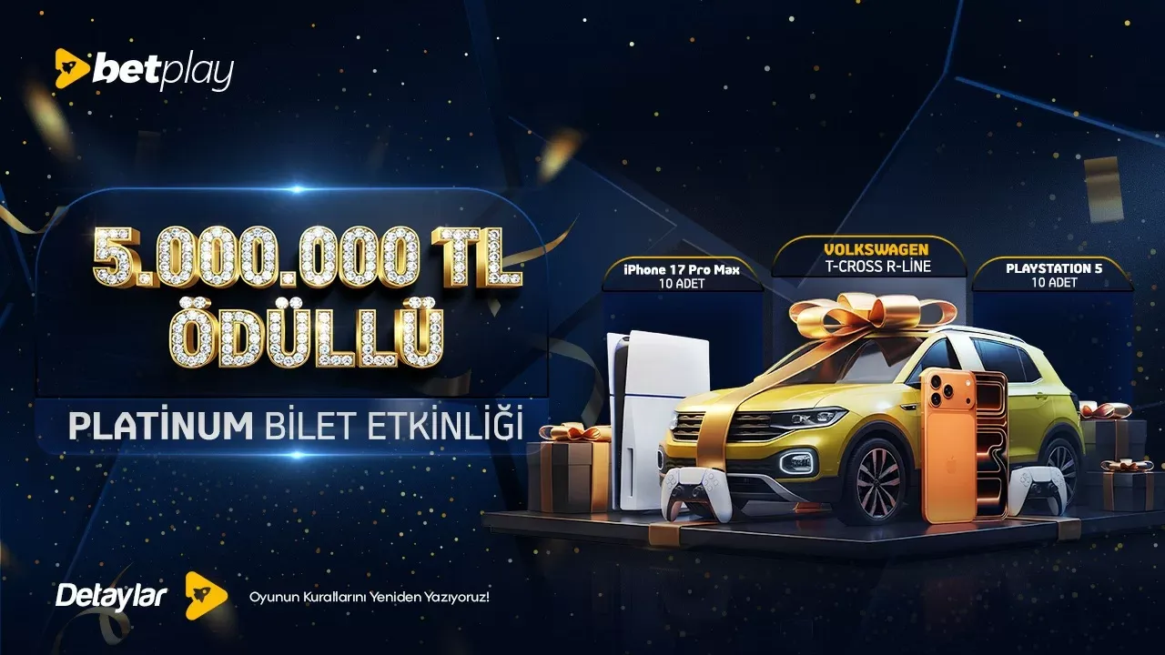 5.000.000 Tl Ödüllü Platinum Bilet Bonusu