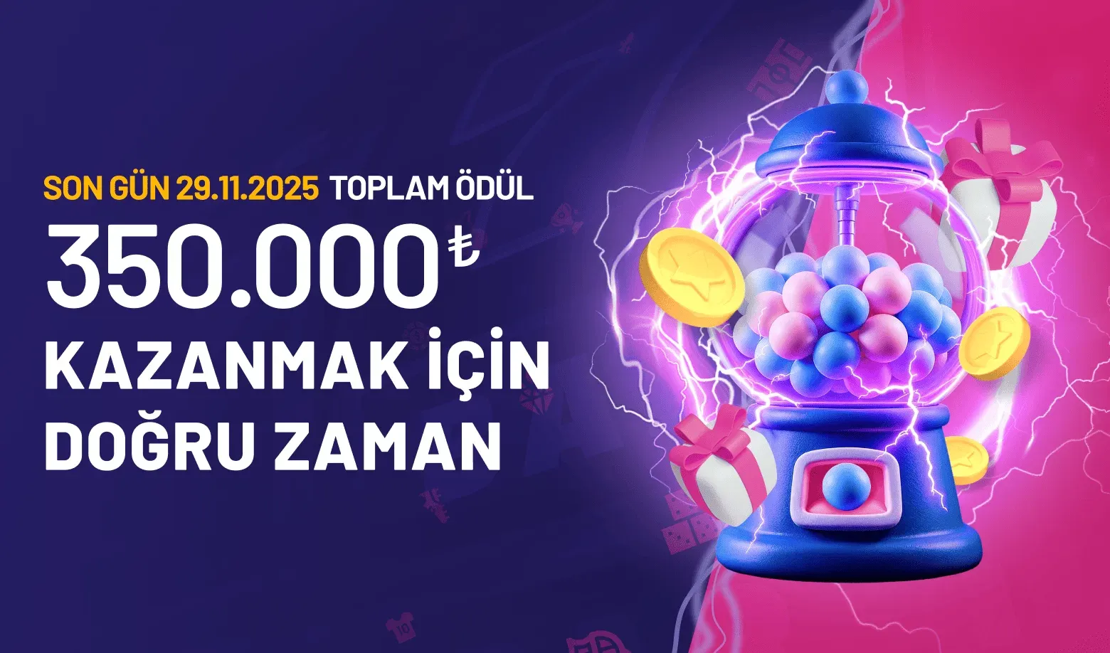 Kasım Ayı Büyük Çekilişinde 350.000 Tl Ödül
