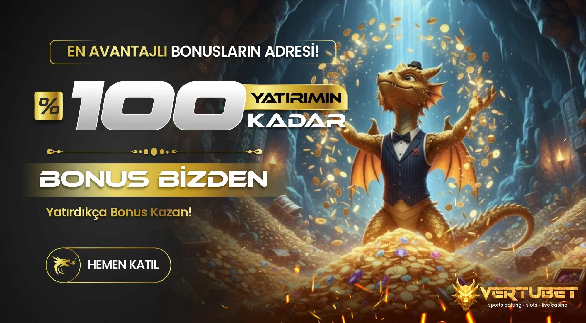 %100 Yatırımın Kadar Bonusu