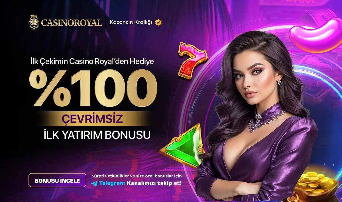 %100 Çevrimsiz İlk Yatırım Bonusu