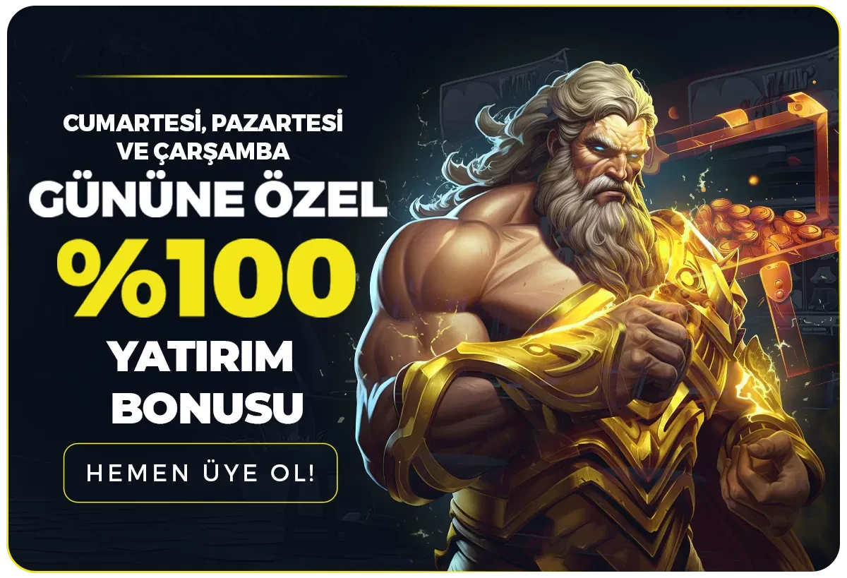 %100 Yatırım Bonusu
